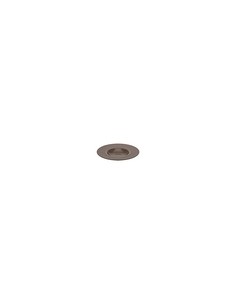 Bahia Brown Basalt Wide Rim Gourm Plate 23cm