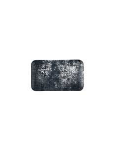 Urban Lamp Black Organic Rectangular Plate 27x16cm