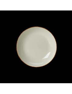 Brown Dapple Coupe Bowl 29cm (11 1/2inch)