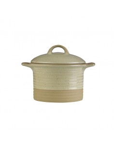 Igneous Casserole Dish Brown Stackable 34cl 2