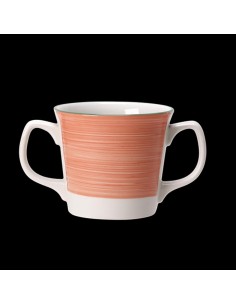 Freedom Double Handled Mug Pink 10oz 28.5cl 2