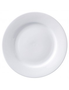 Superwhite Winged Plate 17cm