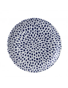 Terrazzo Blue Coupe Plate 10.25in