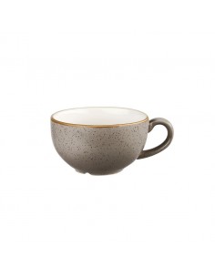 Stonecast Peppercorn Grey Cappuccino Cup 12oz