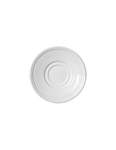 Bead White Saucer 15cm