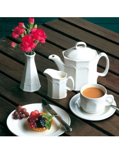 Simplicity Butter Dish White 10.25cm