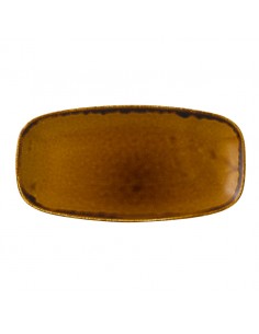 Harvest Brown Chefs' Oblong Plate 29.8 x 15.3cm 11 3/4 inch x 6 inch