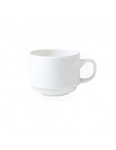 Monaco Cup White Stackable 21.25cl