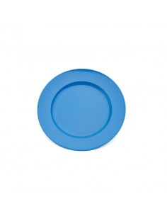 Plate Broad Rim Blue 24cm Polycarbonate