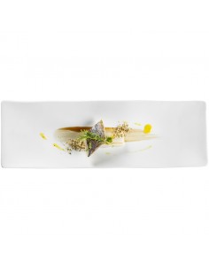 Pordamsa Gastro Tray Matte White 38 x 12cm