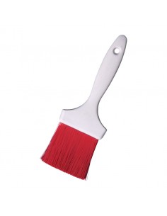 Flat Pastry Brush Red 75mm