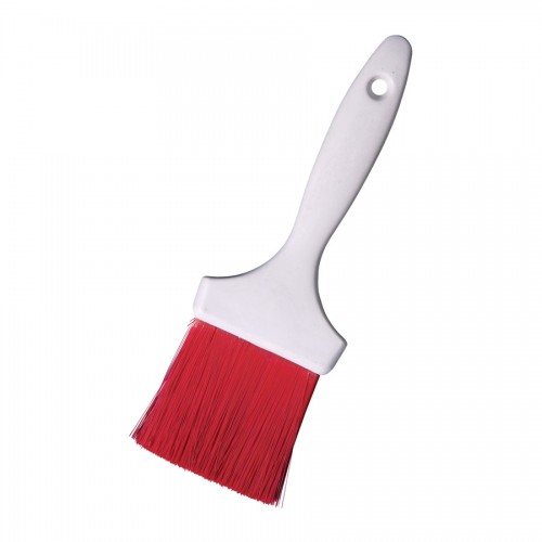 Flat Pastry Brush Red 75mm