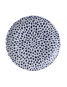 Terrazzo Blue Coupe Plate 11.25in