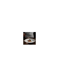 L Couture White Wide Rim Shallow Bowl 28cm 2