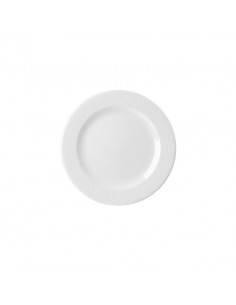 Bamboo Plate White 8.25 inch 21cm