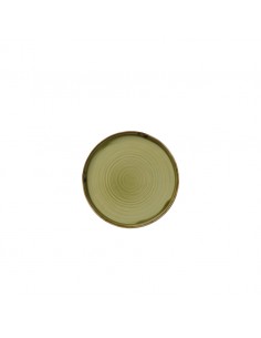 Harvest Green Walled Plate 8.67in
