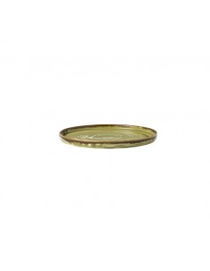 Harvest Green Walled Plate 8.67in 2
