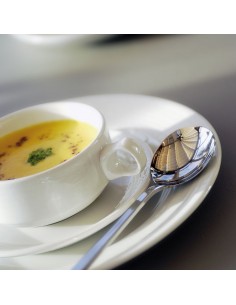 Simplicity Soup Bowl White Covered 42.5cl