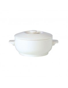 Simplicity Soup Bowl White Covered 42.5cl 2