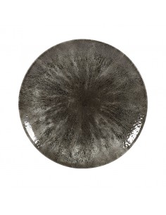 Stone Quartz Black Evolve Coupe Plate 16.5cm