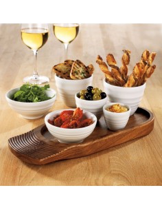 Bit On The Side Ripple Bowl White 56cl 2