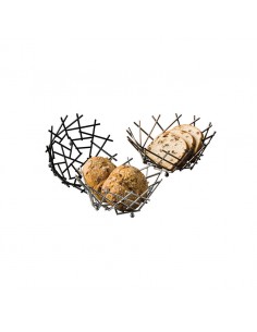 Basket Thatch Round Copper 8x3-5/8 Inch