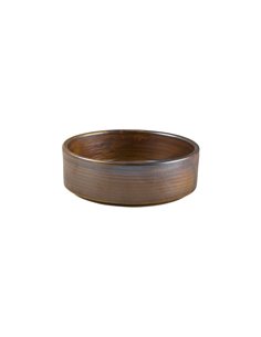 Terra Porcelain Rustic Copper Presentation Bowl 13cm