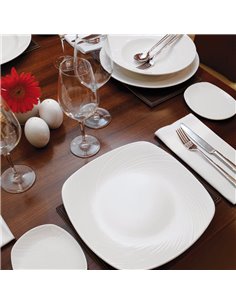 Spyro Plate Oval White 33cm