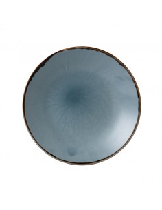 Harvest Blue Deep Coupe Plate 28.1cm 11 inch 2