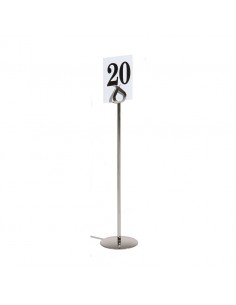 Table Number Stand Stainless steel 40cm