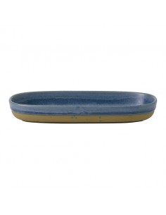 Emerge Oslo Blue Shallow Tray 23.3cm
