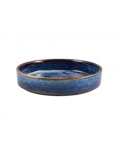 Terra Porcelain Aqua Blue Presentation Bowl 20.5cm