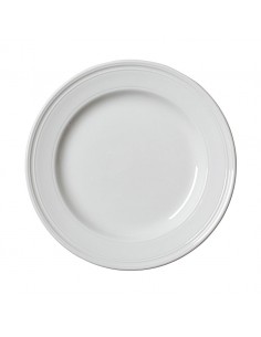 Bead White Plate 23cm 2