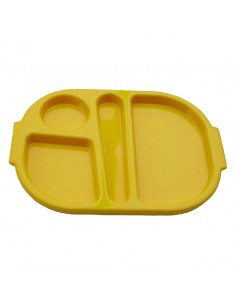 Meal Tray Yellow 28 x 23cm Polycarbonate