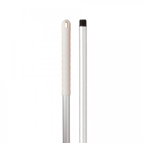 Abbey Hygeine Handle - White Grip 137cm 54 inch