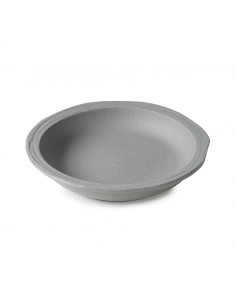 No.W Deep Plate 21cm Matt Grey Recyclay