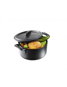 Belle Cuisine Round Casserole Black 20cl