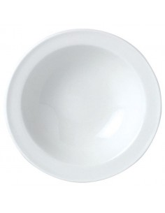Simplicity Bowl Stone Rim White 13.5cm