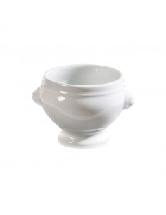 Classic Lions Head Soup Bowl White 25cl