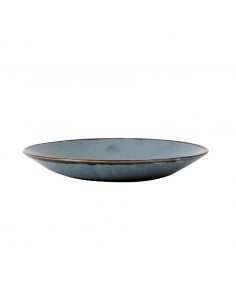 Harvest Blue Deep Coupe Plate 25.5cm 10 inch 2