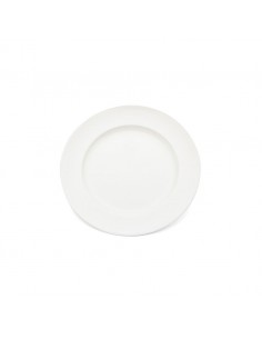 Plate Broad Rim White 24cm Polycarbonate