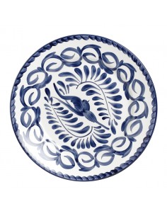 Anfora Puebla Rimmed Plate 19cm