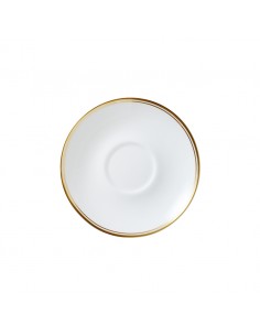 Burnished Gold Tea for One Saucer 14.5cm