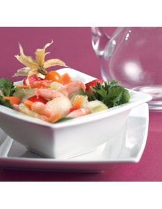 Energy Plate Square White 13.2 x 13.2cm 2