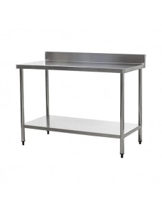 Connecta Wall Table with Undershelf - 1800 x 600mm