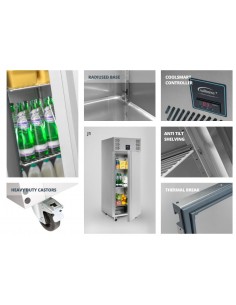 Williams Jade Single Door Upright Meat Chiller 620Ltr MJ1-SA 2