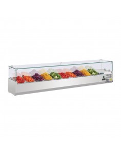 Polar G611 Refrigerated Counter Top Servery Prep Unit 10x 1/4GN