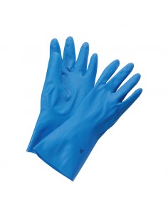 Rubber Gloves Blue Extra Large