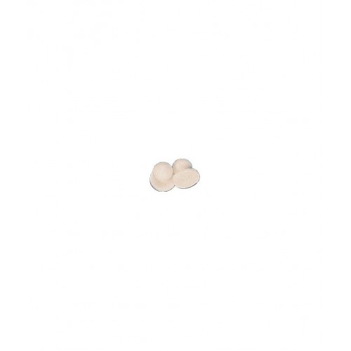 Stud Button For Chef Jacket - White (Pk 12)