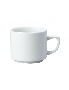 Whiteware Cup Stackable 19.6cl